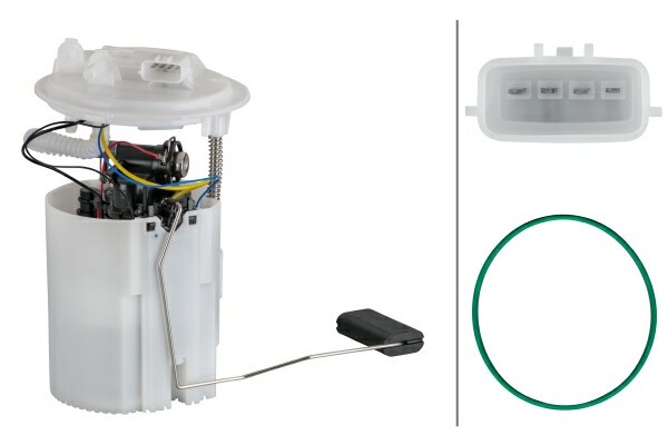 Module pompe à carburant HELLA idéal pour entretien et remise à neuf Renault Fluence 1.6