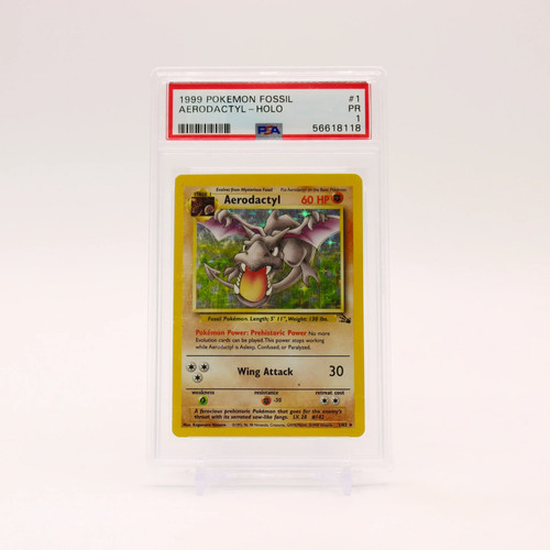 Aerodactyl (Unlimited) graded PSA 1 for sale on eBay