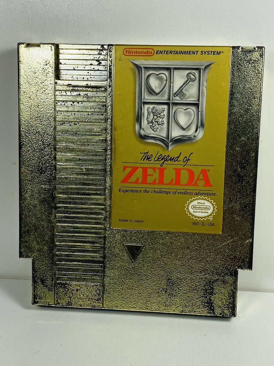 Legend of Zelda Gold Authentic Nintendo NES Game 