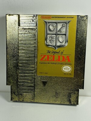 The Legend of ZELDA -- NES Nintendo Classic Authentic GOLD