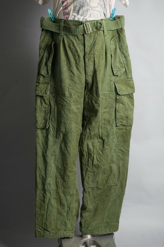 VTG Military Army Pants Belted