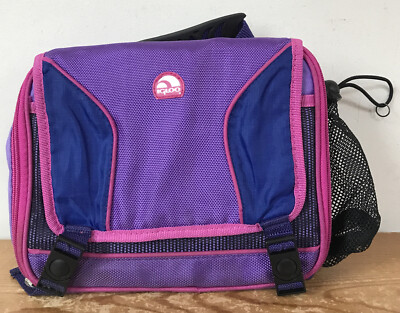 Igloo Purple Pink Insulated Kids Adults Lunchbox Bag Washable Waterproof 9.5''