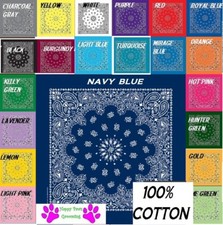 6-Mixed Hav-A-hank PAISLEY Bandana Scarves Scarf Cover Head Neck Wrap Face Mask