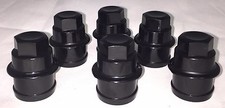 6 New Black Lug Nut Covers Cap Chevy Gmc Silverado 1500 Full Size Truck Van 6 New Black Lug Nut Covers Cap Chevy Gmc Silverado 1500 Full Size Truck Van