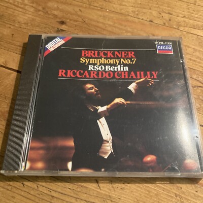 Riccardo CHAILLY: BRUCKNER Symphony No.7 RSO Berlin DECCA CD 09282