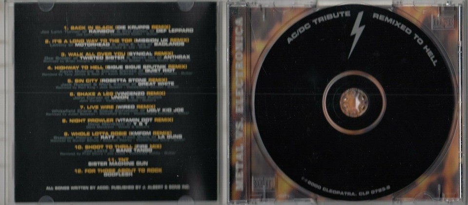 Remixed to Hell: A Tribute to AC/DC by Various Artists (CD, May-2000 ...