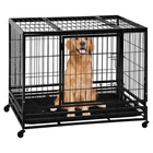 Dog Crate Cage for Large Dogs Heavy Duty 36"/42"/48" Dog Kennel Pet Playpen