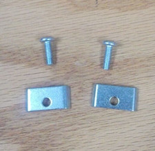 1955 CHEVY BACK UP REVERSE LIGHT LENS RETAINERS with HARDWARE ** USA MADE **