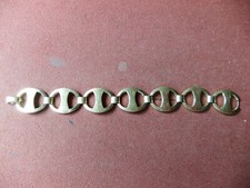 älteres goldenes ARMBAND - Klippverschluss, ovale Glieder - Gold -  intakt