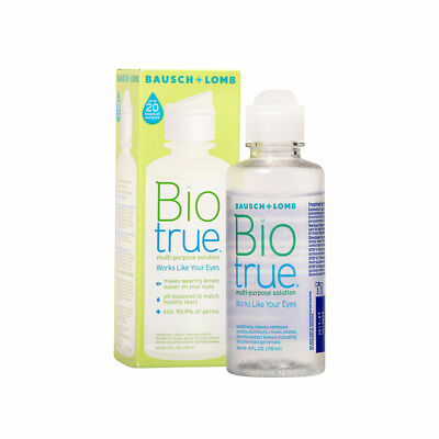 Biotrue Multi-Purpose CONTACT LENS SOLUTION 4oz Works Like Your Eyes VISION CARE