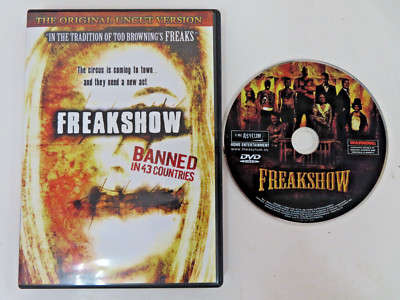 FREAKSHOW DREW BELL CHRISTOPHER ADAMSON 2007 THE ASYLUM ORIGINAL UNCUT DVD