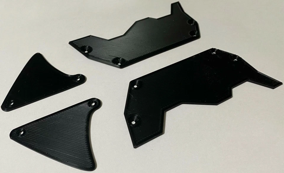ARRMA INFRACTION & FELONY 6s Under Wheel Cover Guard Set Skid Plate Protection