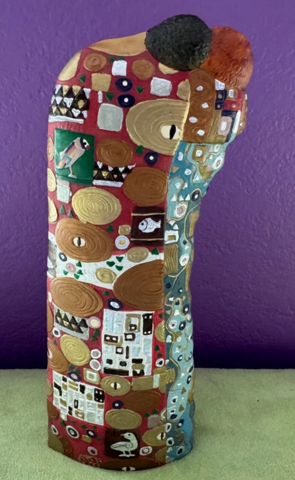 Gustav Klimt EL CUMPLIMIENTO Licenciado Museo Arte Escultura Estatuilla Estatua 9" H Foto 2 de 4