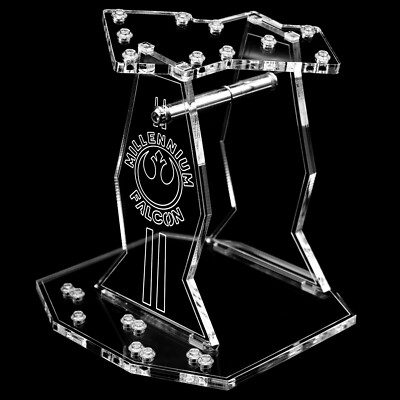 Acryl Display Stand Acrylglas Standfuss für LEGO 75257 Millennium Falcon