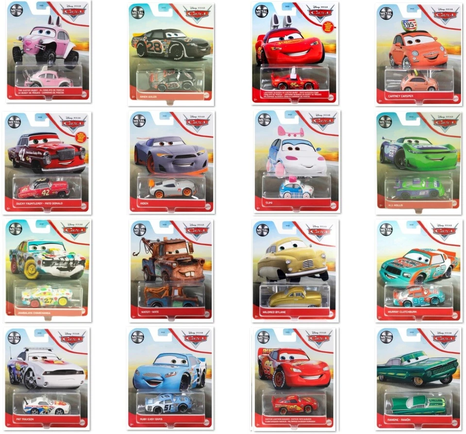 CARS - Mattel Die-cast Disney Pixar 1:55 scale AUTOS Fahrzeuge Metall Neu
