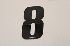 OLD MID SCHOOL BMX NUMBER PLATE STICKER DECAL - 3" - STOCK A - 44