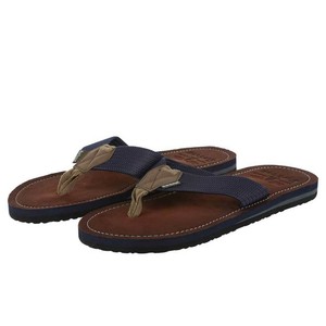 mens navy blue flip flops