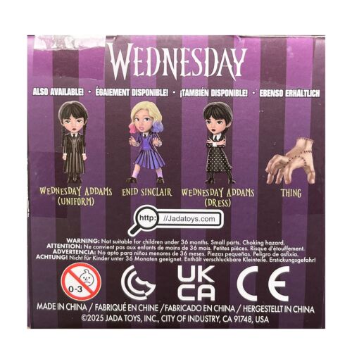 Figura Addams Family MetalFigs 1.5" Wednesday 'Thing' - Totalmente Nueva en Caja - Imagen 3 de 4