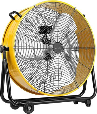 #ad #ad VIVOSUN 24quot; Industrial Tilt Drum Fan 3 Velocity Speed 360° Adjustable Floor Fan $89.99