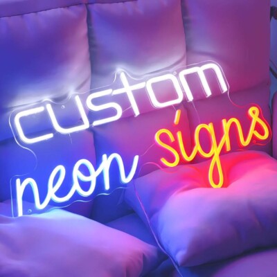 Custom Gamer LED Neon Sign  Personalized  Wall Decor for Gaming Setups & Stream