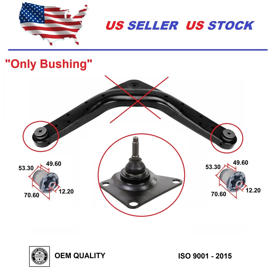 Rear Control Arm Bushing W/ Ball Joint Kit For Jeep Grand Cherokee 1999-2004 - Image 2 of 4
