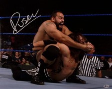 Rusev Signed 16x20 Photo BAS COA WWE Pro Wrestling Picture Auto'd Day AEW Miro 1