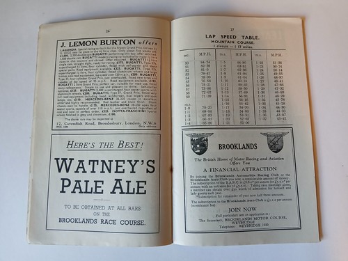 Brooklands programme 3rd August 1936.Brooklands race card.motorsport programme. - Picture 4 of 5