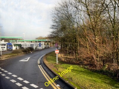 Photo 6x4 Southbound M6. Hilton Park Essington The sliproad from the Hilt c2012