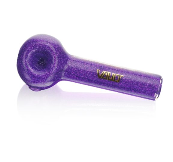 VAULT Glass Glycerin Freezable Tobacco Hand Pipe 5" Purple