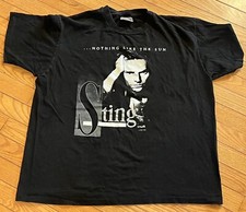 Vintage 1987-1988 Sting Nothing Like The Sun Tour T Shirt XL The Police