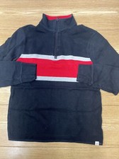 GAP Kids Boys Sweater XXL Black 1/4 Zip Collared Sweater Pullover Sweatshirt