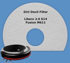 Filtro tessuto non tessuto filtro continuo Dirt Devil Libero 2 M614 Fusion M611 M610 M613 /0610012