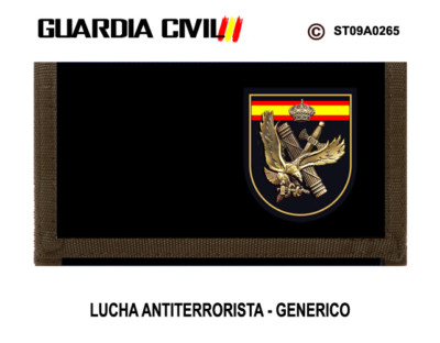 LUCHA ANTITERRORISTA GENERICO M3 MONEDEROS GUARDIA CIVIL