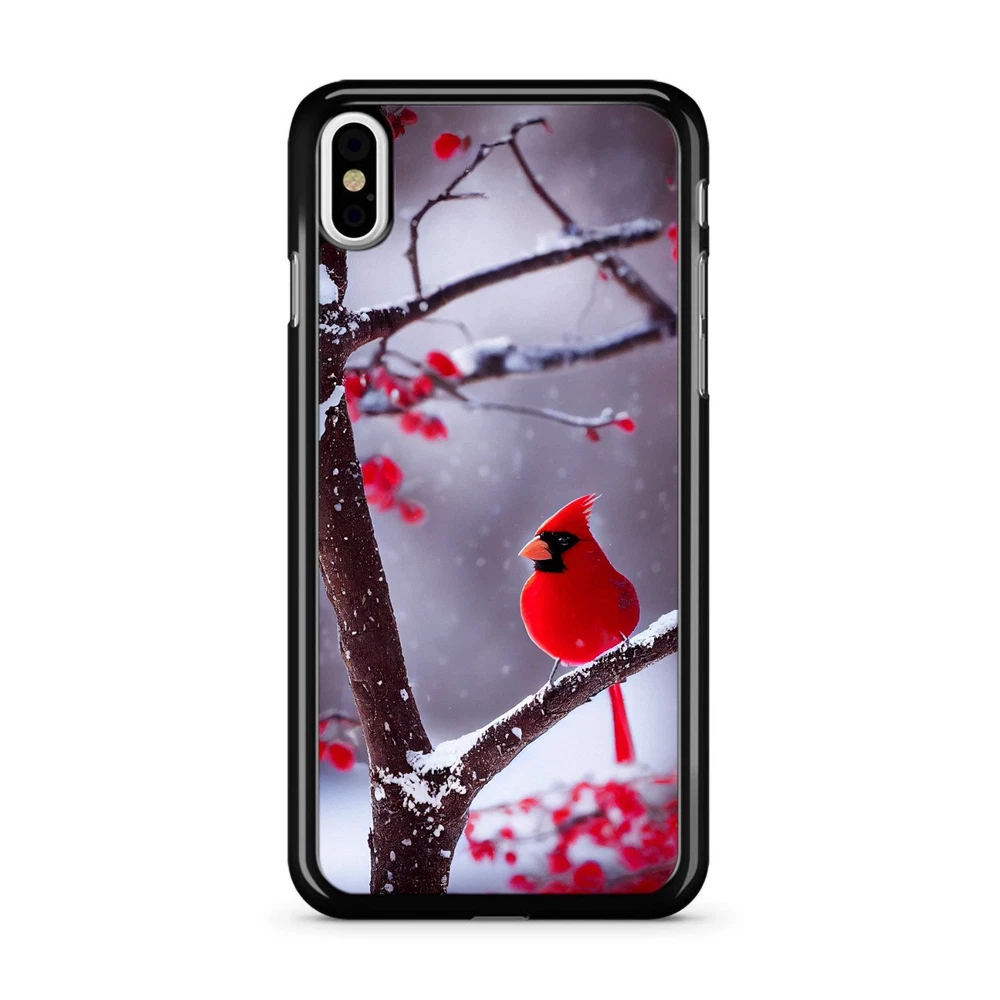 Phone Case Bird Red snow branch For Google Motorola Moto Apple iPhone
