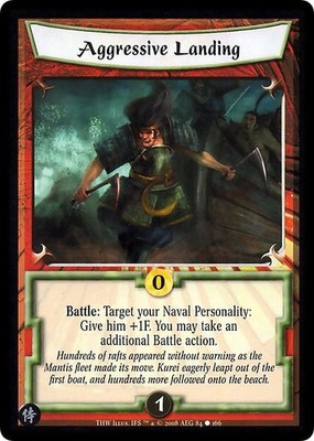 Aggressive Landing - The Heaven's Will - Legend of the Five Rings CCG