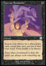 Cateran Summons - Medium Play MTG Mercadian Masques