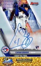 2019 Bowman's Best #B19-CB Cavan Biggio Best of 2019 Autographs Refractor