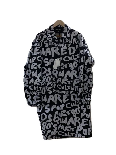 DSQUARED2 Altri D2 POP ANNI 80 TRENCH COAT 44 COTONE Nero S74AH0110