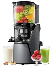 Cold Press Juicer Machine &ndash; Large 6.5" Feed Chute, 3-in-1 Juice / Nut Milk / Fro
