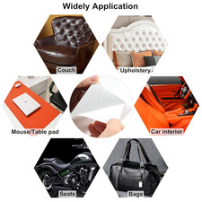 Self Adhesive Leather Repair Patch Tape 3X60 Inch, Vinyl and Leather Repair K...