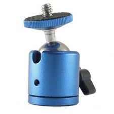 Mini Ball Head Aluminum Alloy Tripod Ball Head with 1/4" Screw Thread Base Mo...