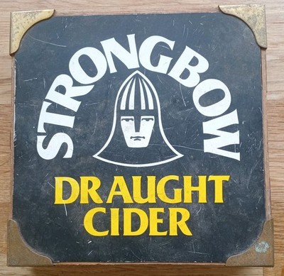Toller Vintage Strongbow Zugluft Apfelwein Holz Schlüsselkasten Halter toller Bar Artikel