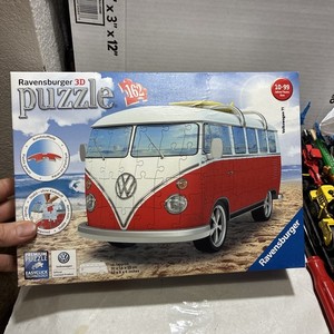 Volkswagen 3D Puzzle Ravensburger VW T1 Camper Van Bus Surfer Jigsaw -