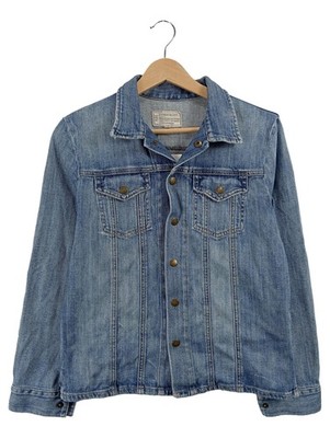 Current, Elliott Damen Jeansjacke Blau Gr. 38 M Casual Baumwolle