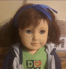 American Girl Lindsey Bergman 2001 18" Doll GOTY with bag computer