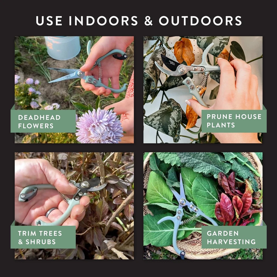 Hand Pruners & Shears Set - Lightweight Gardening Tools W/Easy Lock - Sharp C... - Image 2 of 4