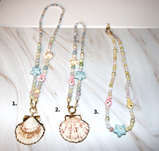 Handmade Jewelry; Pastel Beach Theme