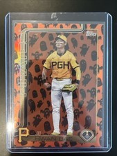 2025 Topps Update Series - Ji Hwan Bae #US64 Holiday Orange & Black Foil