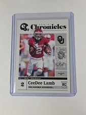 2020 Chronicles Draft Picks CeeDee Lamb (RC) Rookie Card #7. rookie card picture