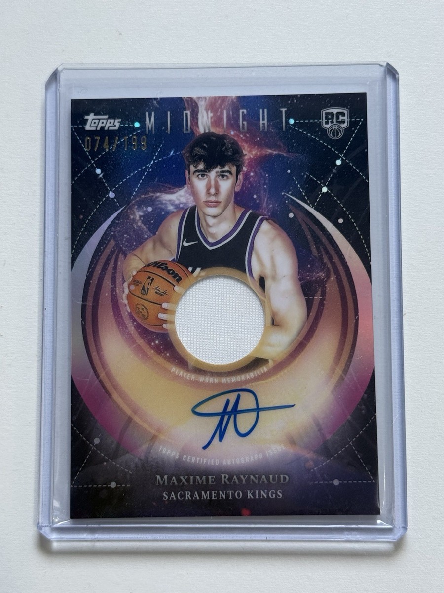 2025-26 Topps Midnight Maxime Raynaud RC Rookie Jersey Auto # /199